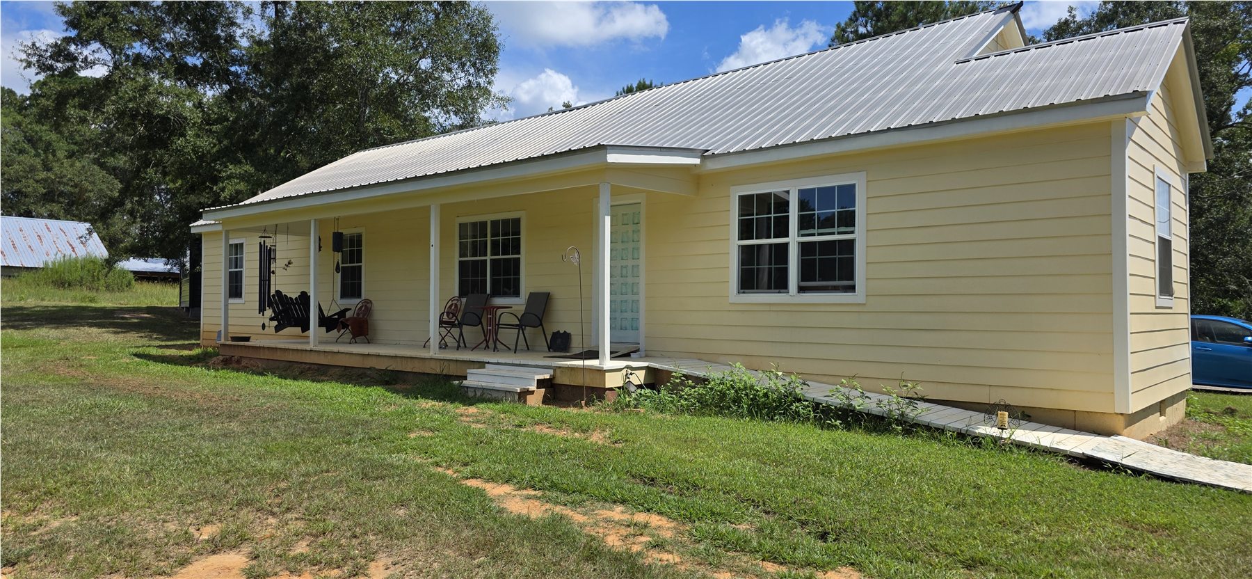 Main house and long front porch