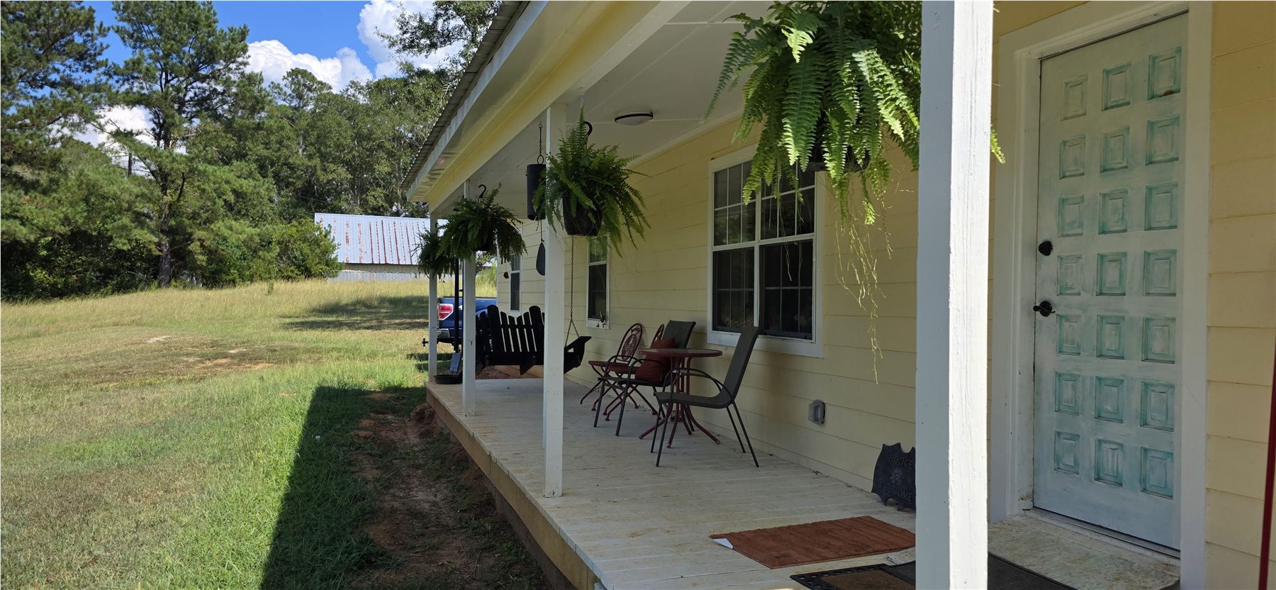 Main-house entry and porch